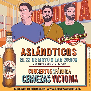 Conciertos de la Fábrica de Cervezas Victoria - Aslándticos