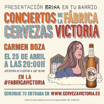 Conciertos de la Fábrica de Cervezas Victoria - Carmen Boza